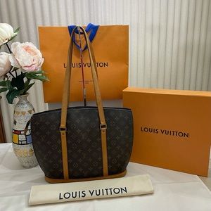 Louis Vuitton Babylone Shoulder Brown Canvas tote